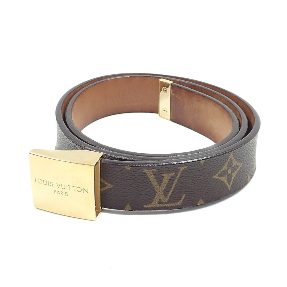 Louis Vuitton Belt, Ceinture Carrée, Women's, 85cm (34 inches), Monogram, M6801V